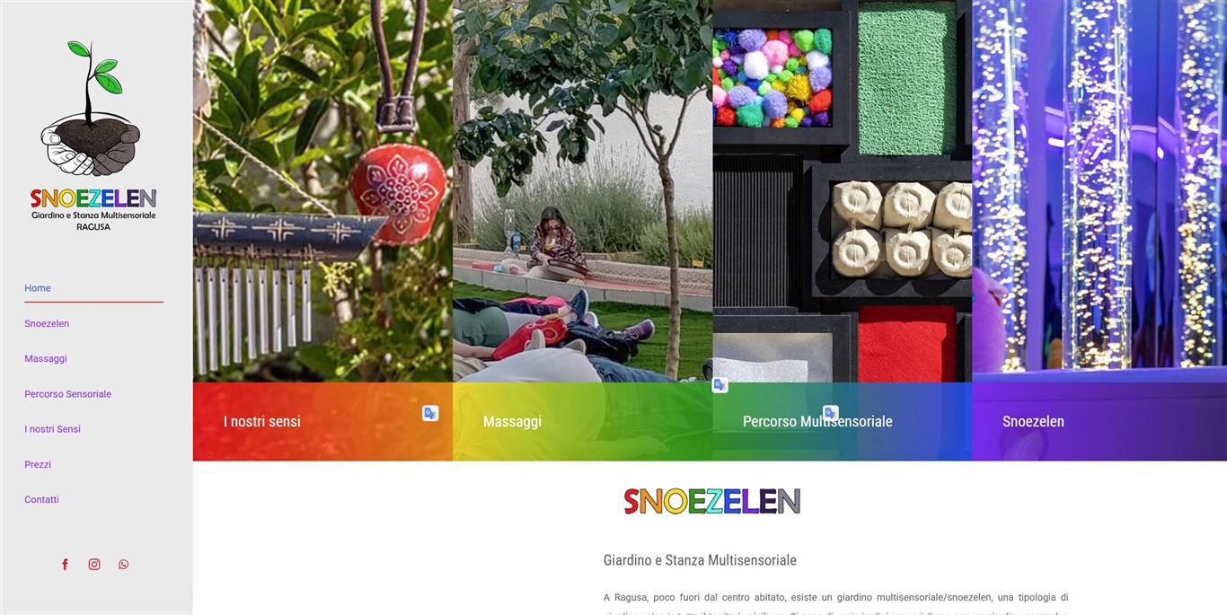 Snoezelen - Giardino Multisensoriale